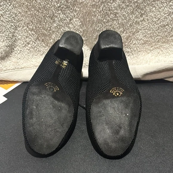 Black Mesh Practice Dance Shoes - Picture 2 of 7